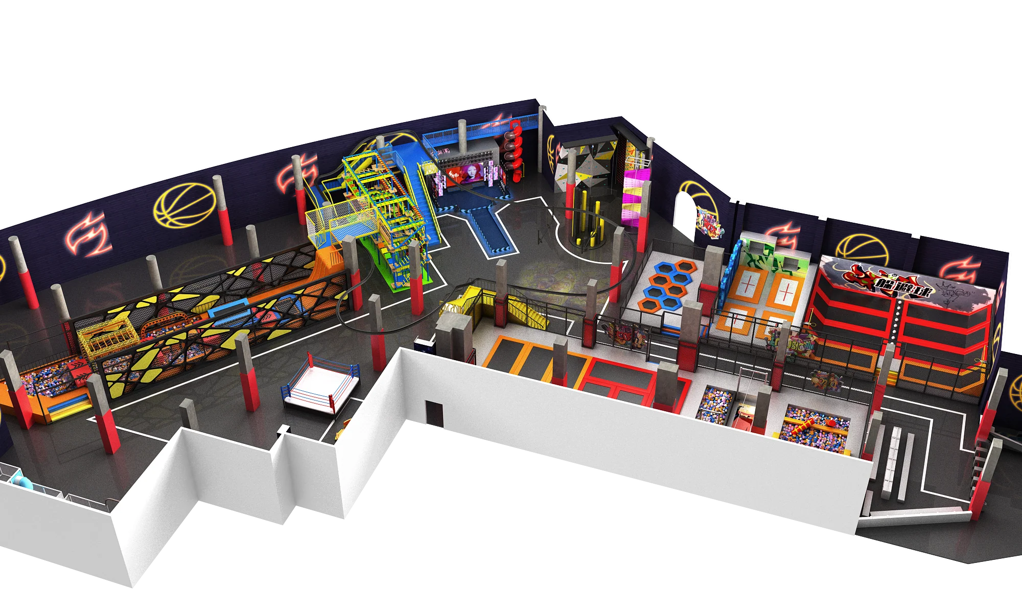 Small Trampoline Park Giant Playtime - Image 2